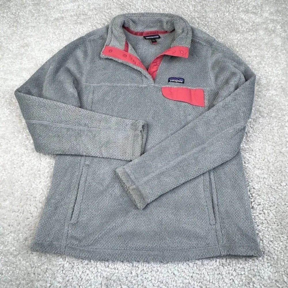 Patagonia Re Tool Snap-T Fleece Pullover Fitted Gray
